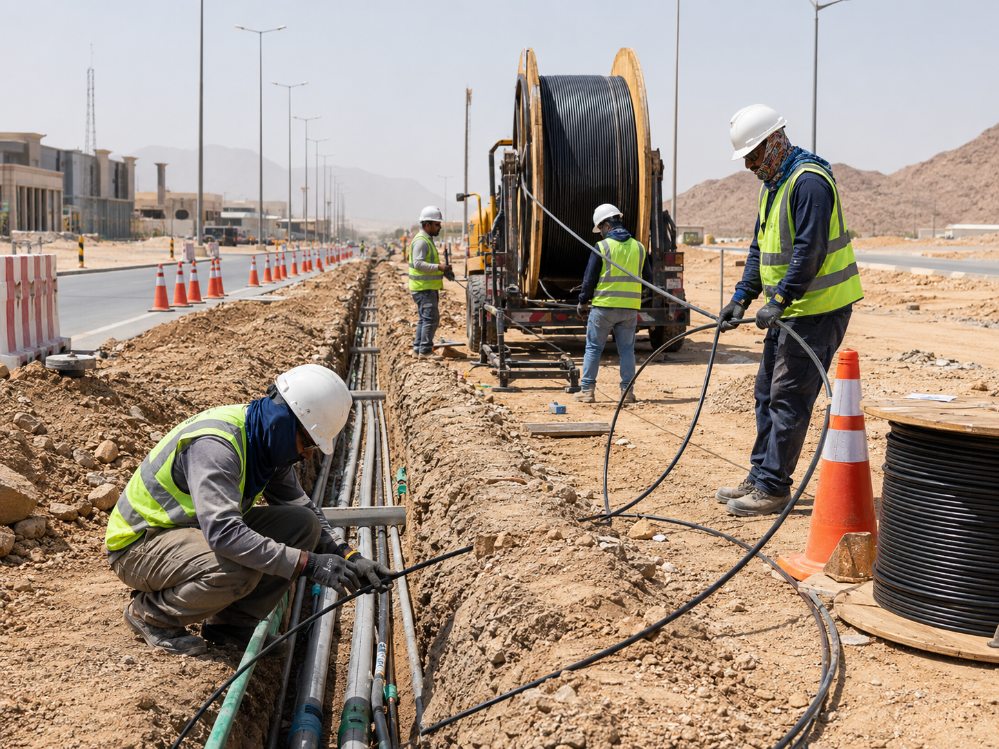 Underground and Outdoor Fiber Installation